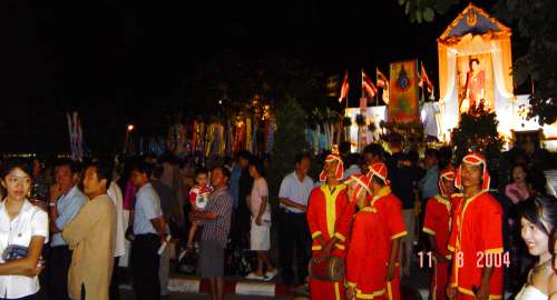 in front of the Tai Pei gate