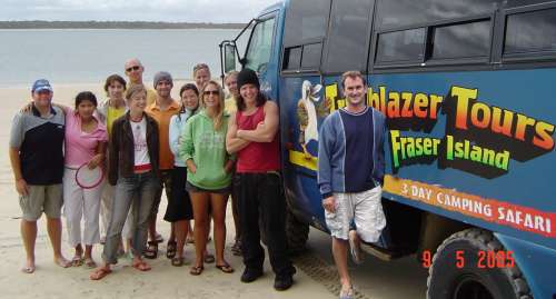 me, Dany, Ruth's mum, Ruth, Steve, Matt, Catrina, Becks, Ashlee, Glen, Uncle Gus (the truck) and driver Mick