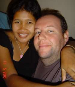 Dany and I in our room at the Noosa Backpackers resort