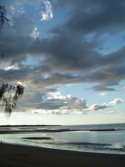 sunset over Hervey Bay