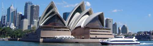 Sydney Opera House from the Manly ferry