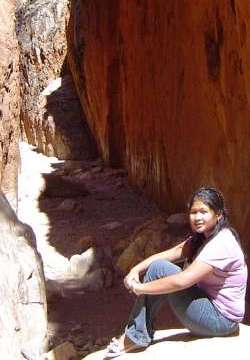 Dany at Standley Chasm, West MacDonnell Ranges