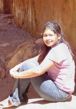 Dany at Standley Chasm, West MacDonnell Ranges