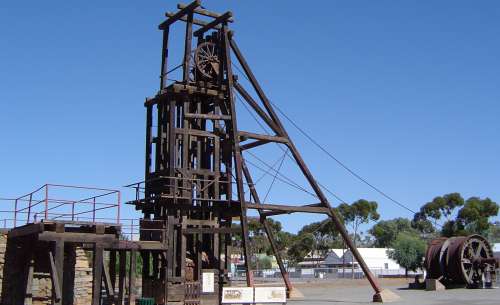 old mine lift